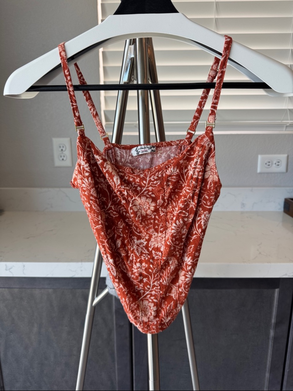 Free People Terracotta Track Cami